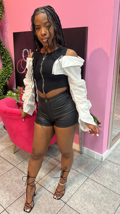 Laurent Crop Blouse