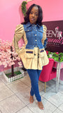 Lizzy Denim Peplum Jacket