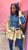 Lizzy Denim Peplum Jacket