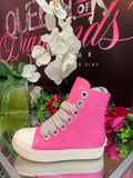 Cool Kid Sneakers - Hot Pink