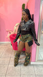 Soldier Girl Shorts - Camo