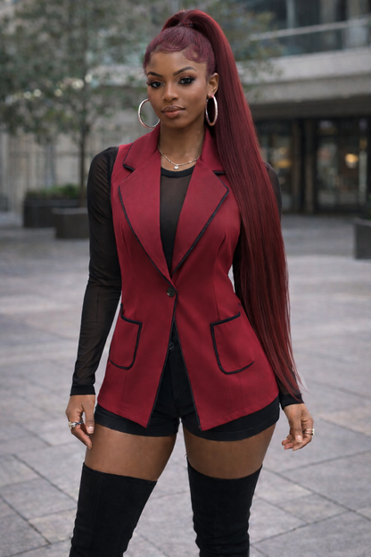アメリ　LADY JACKET VEST DRESS Lady Like Vest – Queen Of Diamonds Boutique