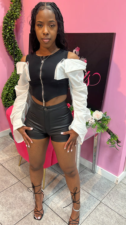 Laurent Crop Blouse