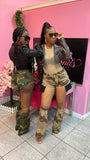 Soldier Girl Shorts - Camo