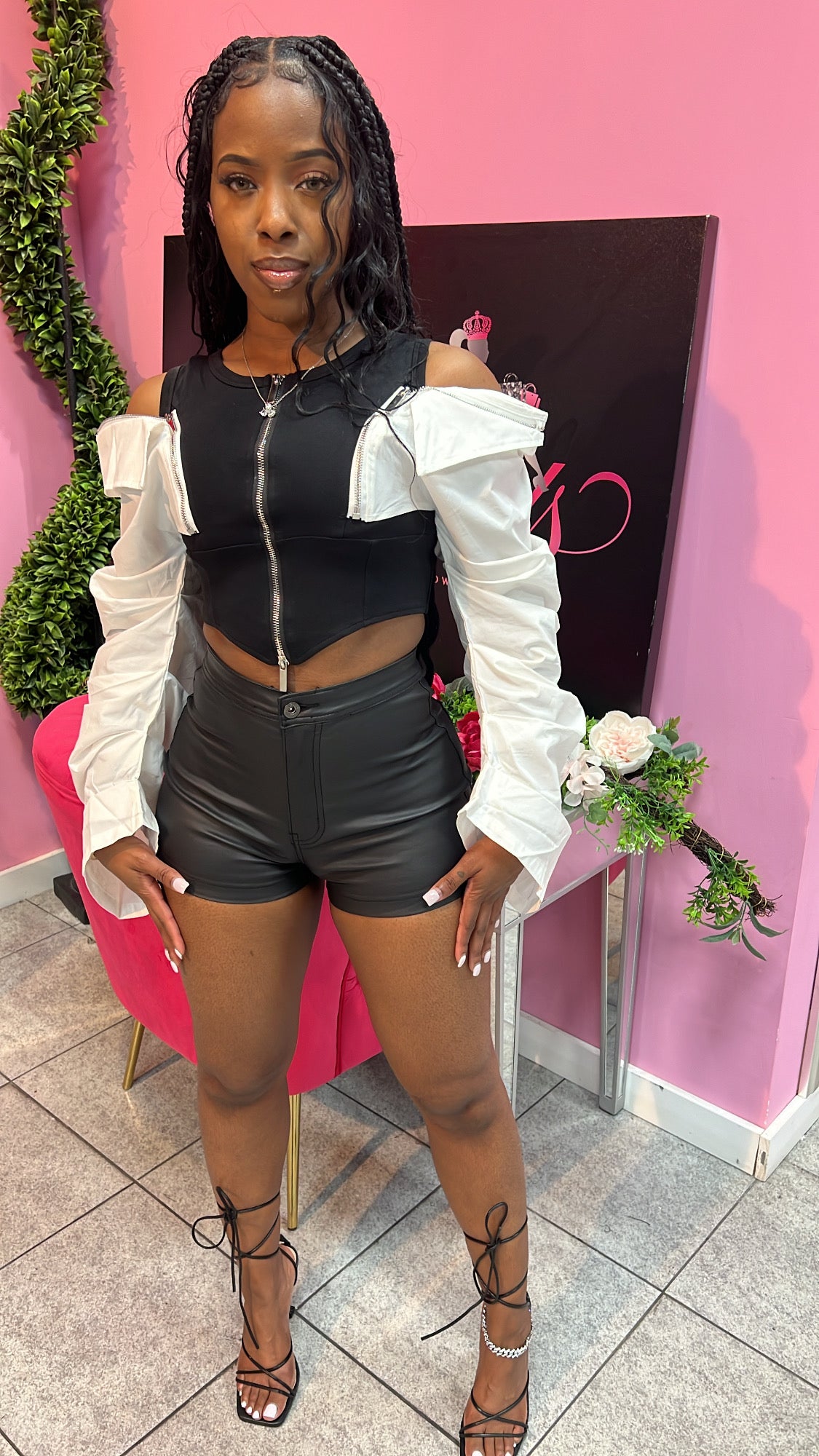 Laurent Crop Blouse