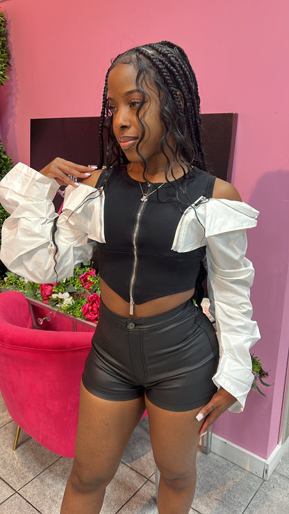 Laurent Crop Blouse