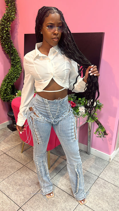 Tie Me Up Chic Blouse