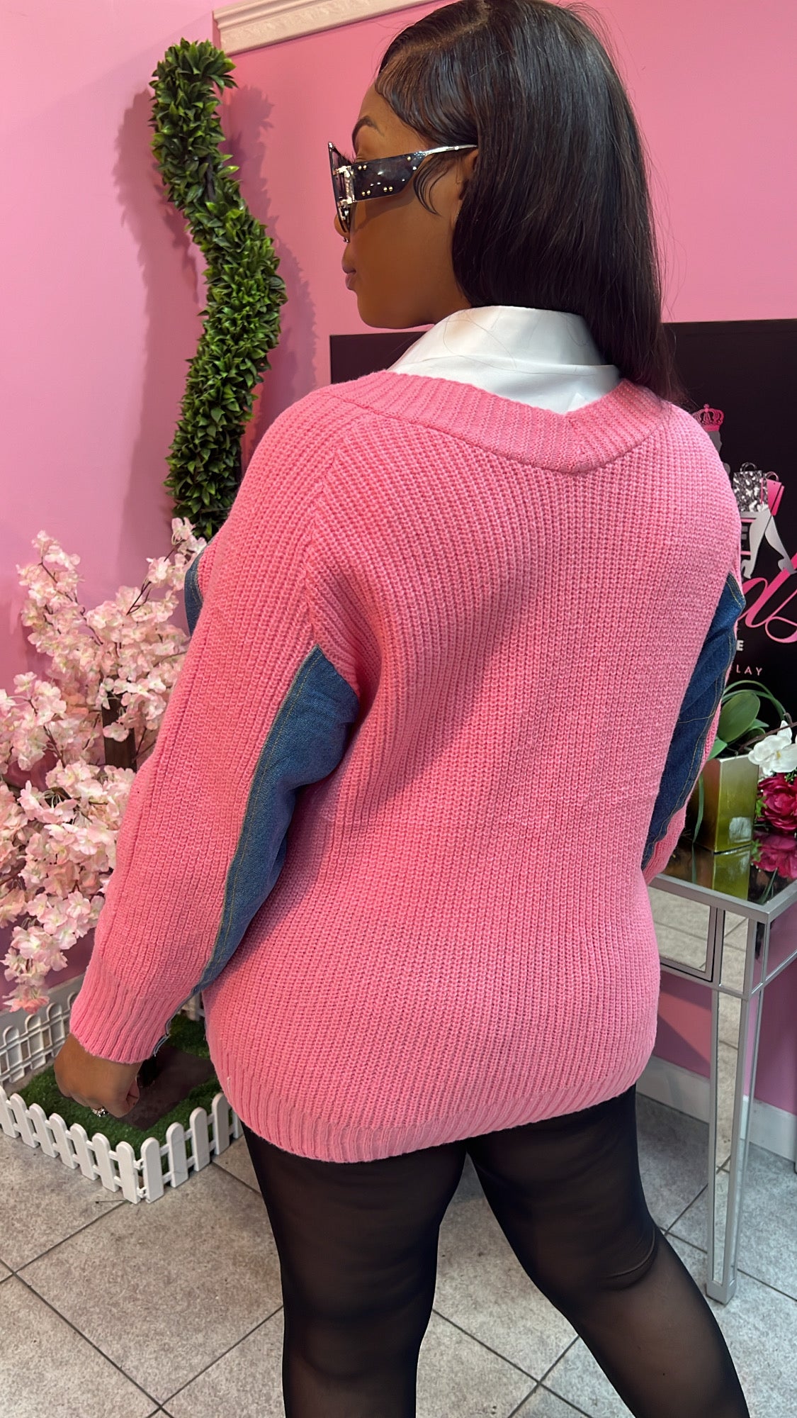 Bright Side Sweater - Pink