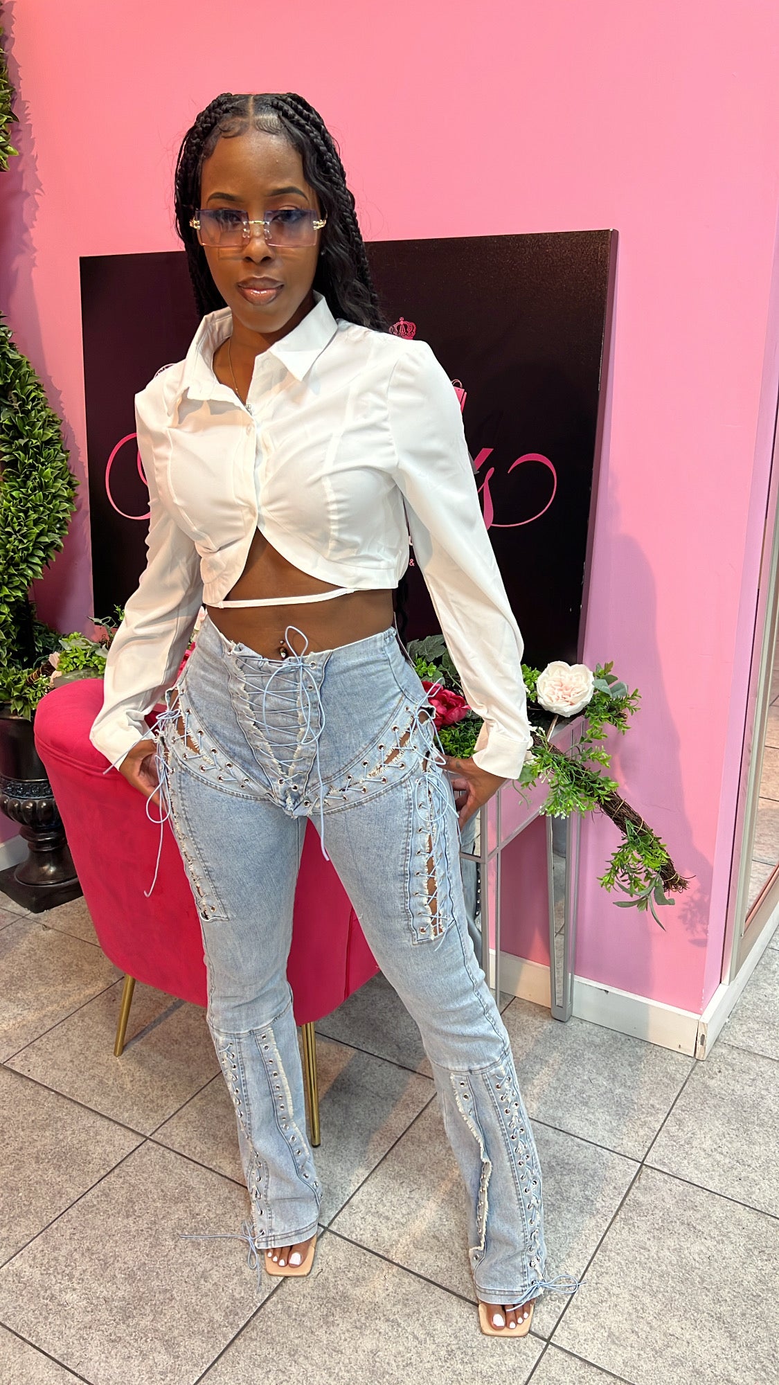 Tie Me Up Chic Blouse