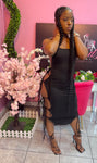 Siding Maxi Dress -  Black