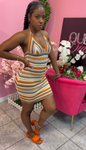 Tan Line Halter Dress