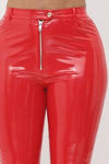 Latex Pants - Red