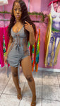 Saucy Dress - Gray