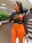 Cascade Crop Top