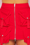 Utility Cargo Skirt Set