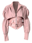 Wild Side Jacket Set - Pink