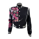 Baddie Varsity Jacket - Black