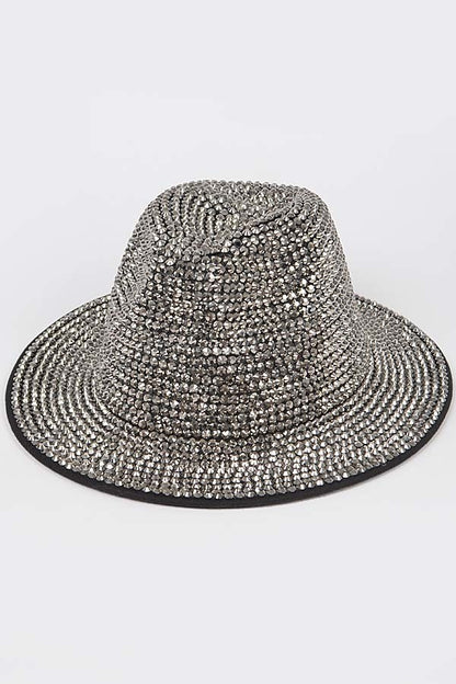 Rhinestone Fedora Hats