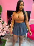 Liquid Bralette - Caramel