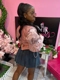 Pleated Skirt - Dark Denim