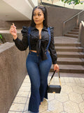 Boss Lady Bow Blouse - Black
