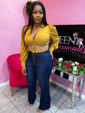 Victoria Blouse - Mustard