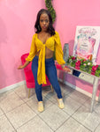 The Gurls Blouse - Mustard