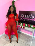 Mistress Jumpsuit - Red