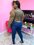 Wild Side Jacket Set - Brown