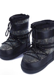 Sparkly Moon Boot - Black