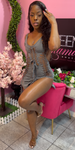 Saucy Dress - Gray