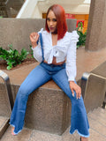 Boss Lady Bow Blouse - White
