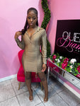 Miss Donna Dress - Tan