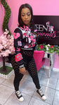 Baddie Varsity Jacket - Black