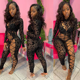 Envy Lace Up Jumpsuit