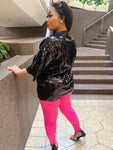 Trust No Man Sequin Tee