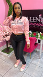 HM Varsity Jacket - Pink