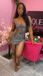 Saucy Dress - Gray