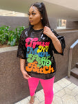 Trust No Man Sequin Tee