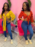 The Gurls Blouse - Mustard