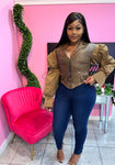 Wild Side Jacket Set - Brown