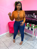 Night Out Bodysuit - Copper