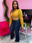 Victoria Blouse - Mustard