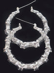 Bamboo Hoop Earrings