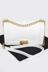 Fave Crossbody Purse - White