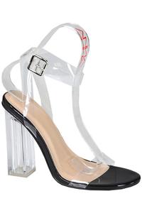 Glass Heels - Black